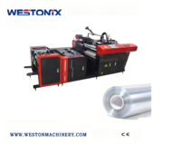 Machine de plastification thermique électrique automatique WESTONIX 540A, vitesse 30m/min, adhésif sensible à la pression, motorisée, pour plastique et papier