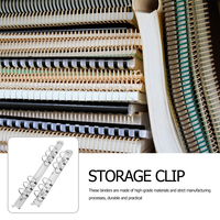 Anillas Metálicas para Encuadernación, Clips para Archivadores, Ecológicos, Tamaño Personalizado, Sujetadores Transparentes para Archivos con Carpeta y Clip para Encuadernación