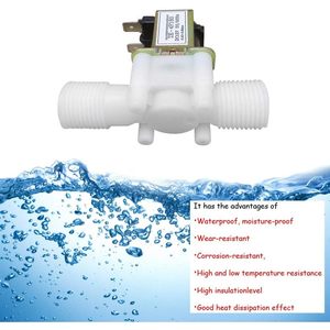 Ximimark 2 pièces électrovannes électriques en plastique 1/2 pouce pour l'entrée d'eau, normalement fermées, DC 12V 24V pour machine à laver - Product Image 2