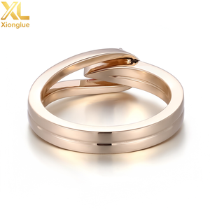 <b>Top</b> Craftmanship Solitaire Rings 18K Gold Plated Lab Gemstones Ring Special Gemstone Charms Pink Colors Unisex Jewelry - Product Image 2