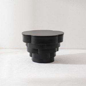 Nhà Máy Thiết Kế Nội Thất Nhà Minamist Hiện Đại Bắc Âu Đám Mây Vòng Thiết Kế Phòng Khách Màu Đen Nhựa <span class=keywords><strong>Sofa</strong></span> Bên Bàn Cà Phê - Product Image 3