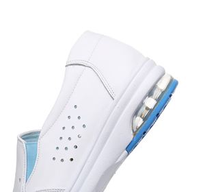 Chaussures d'infirmière en cuir à talon compensé respirantes et antidérapantes pour femmes, confortables avec coussin d'air, idéales pour le printemps, l'été et l'automne (vente en gros) - Product Image 6