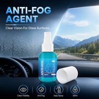 Agent anti-buée 50 ml, nettoyant pour vitres de voiture, spray pour pare-brise, miroir, fenêtre, visière, revêtement anti-buée pour une visibilité claire