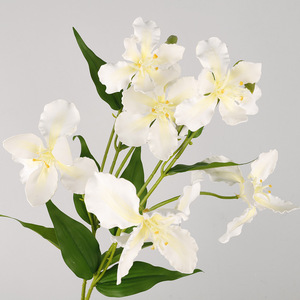 Fleurs d'iris artificielles en soie, haute simulation, pour décorations de mariage et de maison, accessoires de photographie extérieure, style classique - Product Image 3