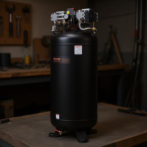 Compresor de aire sin aceite Vevor de 80 galones y 6.5Hp de 2 etapas para fabricación - Product Image 2