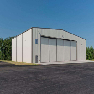 Meilleure vente de bâtiment de conception moderne Chine Prix bon marché Structure d'atelier en acier à montage rapide Garages préfabriqués industriels légers - Product Image 5