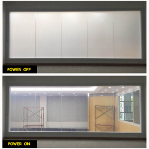 Hiện đại tự dính phim thủy tinh thông minh Điện tử mờ riêng tư cửa sổ chuyển đổi vật liệu pdlc cho khách sạn bệnh viện trang trí - Product Image 2