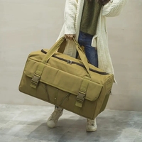Sac de voyage en toile TINYAT, sac de sport personnalisé, grande capacité, léger, lavable, réutilisable