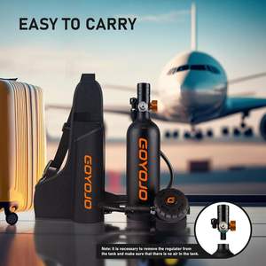 GOYOJO <span class=keywords><strong>Mini</strong></span> réservoir <span class=keywords><strong>de</strong></span> <span class=keywords><strong>plongée</strong></span> <span class=keywords><strong>de</strong></span> 1L <span class=keywords><strong>avec</strong></span> masque-Réservoir d'air <span class=keywords><strong>de</strong></span> <span class=keywords><strong>plongée</strong></span> portable certifié DOT <span class=keywords><strong>Bouteille</strong></span> <span class=keywords><strong>de</strong></span> poney à pression maximale <span class=keywords><strong>de</strong></span> 3000 PSI - Product Image 6