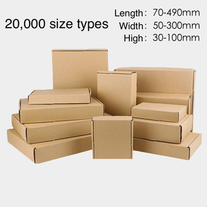 Tái Chế E Sáo Kraft Trống Quà Tặng Lưu Trữ Bọc Gói Carton Các Tông Thủ Công Hộp Giấy Cho Vận Chuyển Bao Bì - Product Image 6