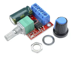 Mini 5A 90W PWM 12V DC Motor hız kontrolörü modülü DC-DC 4.5V-35V ayarlanabilir hız regülatörü kontrol vali anahtarı 24V