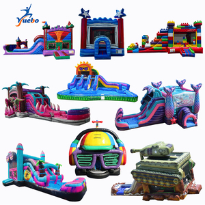 บ้านลมเป่าลม ปราสาทลมเป่าลม บ้านเด้งดึ๋งเป่าลมเชิงพาณิชย์ ปราสาทเด้งดึ๋งพร้อมสไลเดอร์น้ำสำหรับเด็กและผู้ใหญ่ - Product Image 6