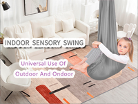 YD 360 - Balançoire sensorielle rotative pour enfants - Hamac en nylon élastique - Balançoire thérapeutique pour l'intérieur et l'extérieur