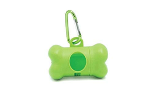 Custom logo New Natural Material Wheat Straw Bone Shaped Distributor with 1rolls Biodegradable Poop Bags Dog Poop Bag <b>Holder</b> - Product Image 5