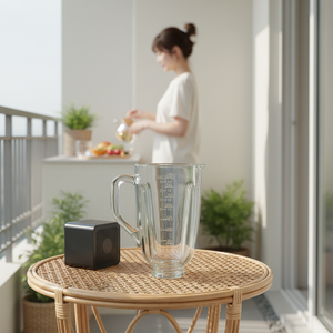 Y66 Blender Glazen Deksel Gepolijste Oppervlakte Anti-Breuk voor Hoge Snelheid Sapcentrifuges en Mixers - Product Image 2