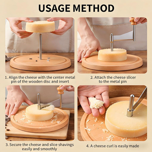 Râpe à <span class=keywords><strong>fromage</strong></span> en acier inoxydable KITCHENCARE, <span class=keywords><strong>girolle</strong></span> et roue à <span class=keywords><strong>fromage</strong></span> <span class=keywords><strong>pour</strong></span> la maison et la cuisine - Product Image 3