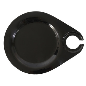 Plateau de service en mélamine Wanshan avec porte-verres à vin, idéal pour les réceptions de café ou de thé en extérieur - Product Image 5