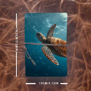 Cahier A6 le bon choix pour la pratique du grand livre <span class=keywords><strong>des</strong></span> étudiants en comptabilité et les notes <span class=keywords><strong>des</strong></span> <span class=keywords><strong>états</strong></span> <span class=keywords><strong>financiers</strong></span> avec la natation <span class=keywords><strong>des</strong></span> tortues de mer - Product Image 4