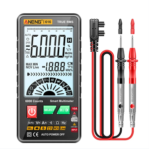 Multimètre portable haute résolution 683 avec grand écran, 600V CC/1000V CA, certifié ISO, garantie 1 an - Product Image 4