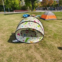 Tente de plage automatique à une chambre, portable, ouverture rapide, en nylon imperméable 1000-1500mm, pour l'été, les parcs, le camping extérieur des enfants, Jinliu
