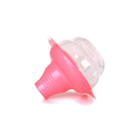 Gobelets en plastique en forme de fleur de 4 oz (250 ml) pour glace pilée, cônes de neige, desserts et crèmes glacées - Grande Vente