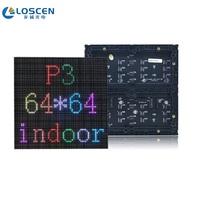 Affichage LED en maille P3 576*576mm Modules LED Module de pixel LED Écran publicitaire intérieur Panneau LED P3
