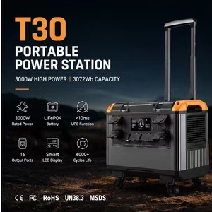 Estación de Energía Solar Portátil de Alta Eficiencia de 3000W con MPPT, Onda Sinusoidal Pura, para Uso Doméstico y en Campo - Product Image 2