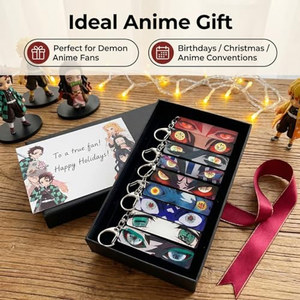 OEM ODM - Juego de 9 piezas de ojos acrílicos transparentes de personajes de anime <span class=keywords><strong>Demon</strong></span> <span class=keywords><strong>Slayer</strong></span>, accesorio lindo de <span class=keywords><strong>manga</strong></span> para tarjetas y colgantes. - Product Image 4