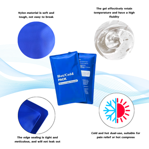 Bolsas refrigeradoras de gel suave de nailon reutilizables, bolsa de almuerzo aislada duradera para trabajadores de oficina de diseño único portátil - Product Image 2