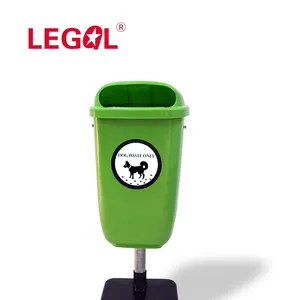 50 liter pet waste station litter bins street plastic dustbins public wall mount tachos de basura dog waste stations