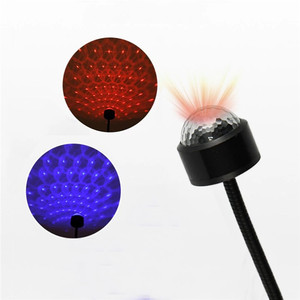 <strong>DJ</strong> RGB Colorful Music Sound Led Usb <strong>Interface</strong> Holiday Party Atmosphere Interior Dome Trunk Lamp Car Usb Ambient Light - Product Image 1