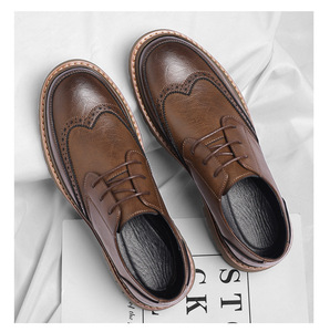 รองเท้าสไตล์อังกฤษย้อนยุคสำหรับผู้ชาย IStapromo Gifts รุ่นฤดูใบไม้ร่วงปี 2026 เหมาะสำหรับงานทางการและลำลอง - Product Image 3