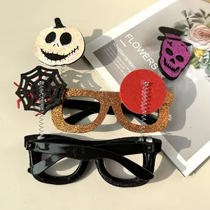 Novedad de Halloween, gafas de fiesta, regalos, gafas de calabaza fantasma, marcos, accesorios para fotos, Araña, niños, adultos, gafas