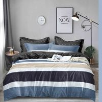 Offre d'usine Imprimer 100% Polyester Microfibre Doux Usine OEM Housse de Couette Ensemble de Literie