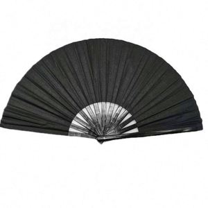 Abanicos de Mano Grandes de Bambú y PVC Personalizados con Impresión Promocional, Abanico de 13 Pulgadas para Fiestas, Festivales y Baile - Product Image 5