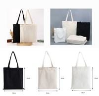 Bolsas de Tela de Algodón Reutilizables con Estampado de Letras y Logotipo Personalizado al por Mayor, con Asa Superior, Marca OEM