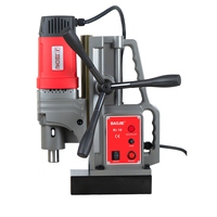Perceuse électromagnétique industrielle BAOJIE BJ-19, perceuse magnétique compacte de moyenne puissance pour atelier et perçage de métaux sur site