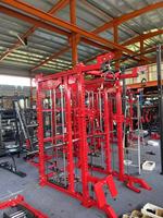 Station multifonctionnelle : Machine de musculation, Smith Machine avec croisement de câbles, Power Rack – Équipement de gym à domicile