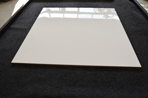 HS601GN super white glossy crystallized glass interior porcelain floor tile - Product Image 3