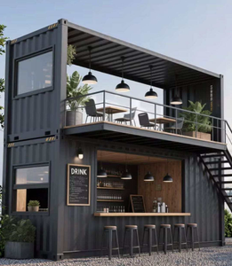 كشك متنقل مسبق الصنع مجهز بالكامل، مصنوع من ألواح مطلية وهيكل فولاذي خفيف، مقاوم للماء وعازل للصوت، مناسب للشقق والحانات والمقاهي - Product Image 2