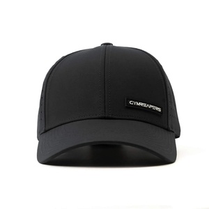 Casquette de camionneur de haute qualité, patch en caoutchouc, 6 panneaux, visière incurvée, casquette de baseball personnalisée, vente en gros - Product Image 2