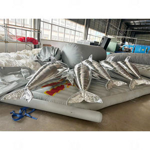 Toptan şişme okyanus balığı balon oyuncak Fly Air balonlar helyum şişme uzaktan kumanda yunus merkezi açılış etkinlikleri için - Product Image 6