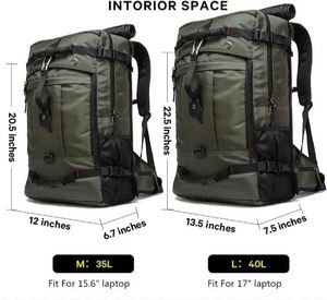 Free Sample Travel <b>Backpack</b> Carry On <b>Backpack</b> Durable <b>Convertible</b> Duffle Bag Fit for 15.6 Inch Laptop for Men and Women - Product Image 5