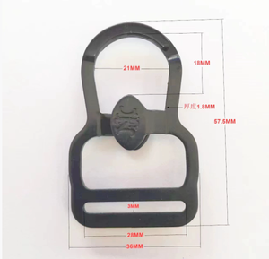 ตัวหนีบโลหะรูปอลิซอุปกรณ์เสริมสำหรับ DFA01ตั้งแคมป์กลางแจ้งหัวเข็มขัดยุทธวิธีปรับแต่งได้ - Product Image 6