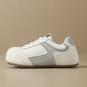 Invisible Heightening White <b>Sneakers</b> - 2026 Spring New Design - Versatile Big-Toe Shoes - Original Round-Topped Walking Shoes - Product Image 2