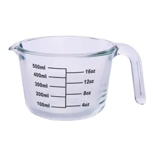 hot sale milk glass measuring cup glass measuring jug