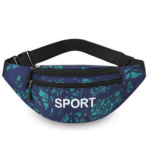 Men's Sport Waist Bag Nylon Crossbody Outdoor Portable <b>Chest</b> Bag Large Capacity Letter Pattern Blue Red Black Green - Product Image 5