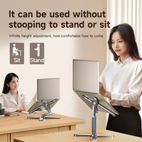 Support d'ordinateur portable en alliage d'aluminium à refroidissement par air, radiateur pour tablette PC, technologie de pointe de science-fiction, vente chaude