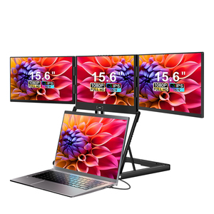 จอภาพพกพาแบบขยายขนาด 15.6 นิ้ว พร้อมขาตั้งปรับระดับความสูงได้ ช่วยยกจอให้ระดับสายตา ลดอาการปวดคอ - Product Image 1