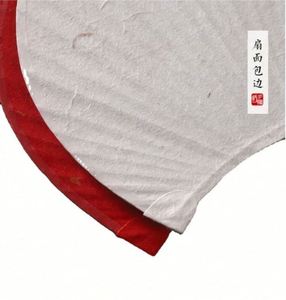 New Arrival Mini Small Blank DIY Handheld Fan Wedding White Paddle Fan for Wedding Decoration - Product Image 3